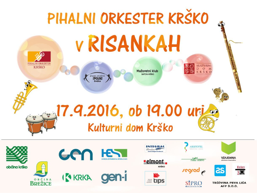 Septembra 2016 vrnitev projekta Pihalni orkester Krško v risankah